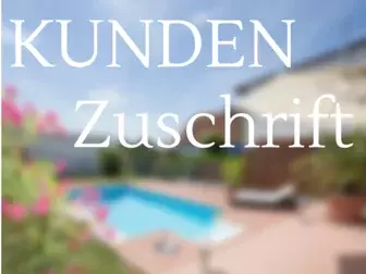 Glücklicher Kunde über den ROOS Selbstbau Pool