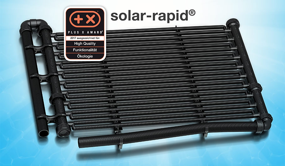 Solar Poolheizung solar-rapid von ROOS: Award Gewinner